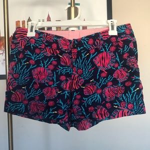 Lily Pulitzer Callahan Shorts Jammin Fish